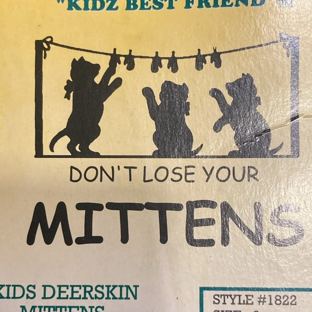 New!! Kids Deerskin Mittens